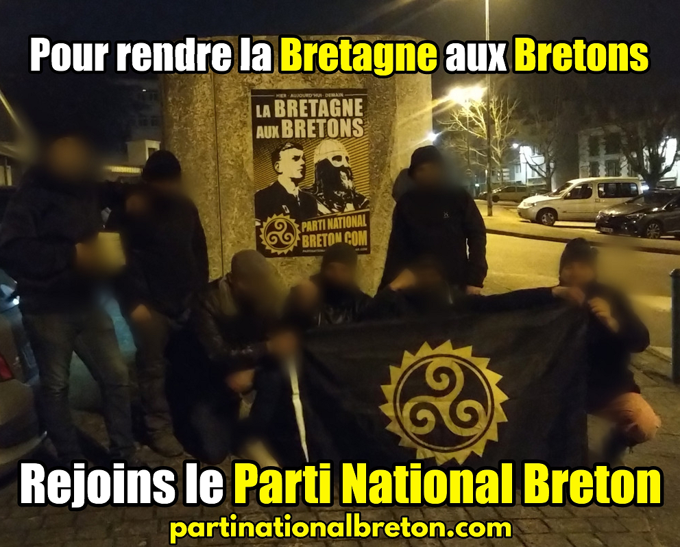 Pour rendre la Bretagne aux Bretons : rejoins le Parti National Breton !
