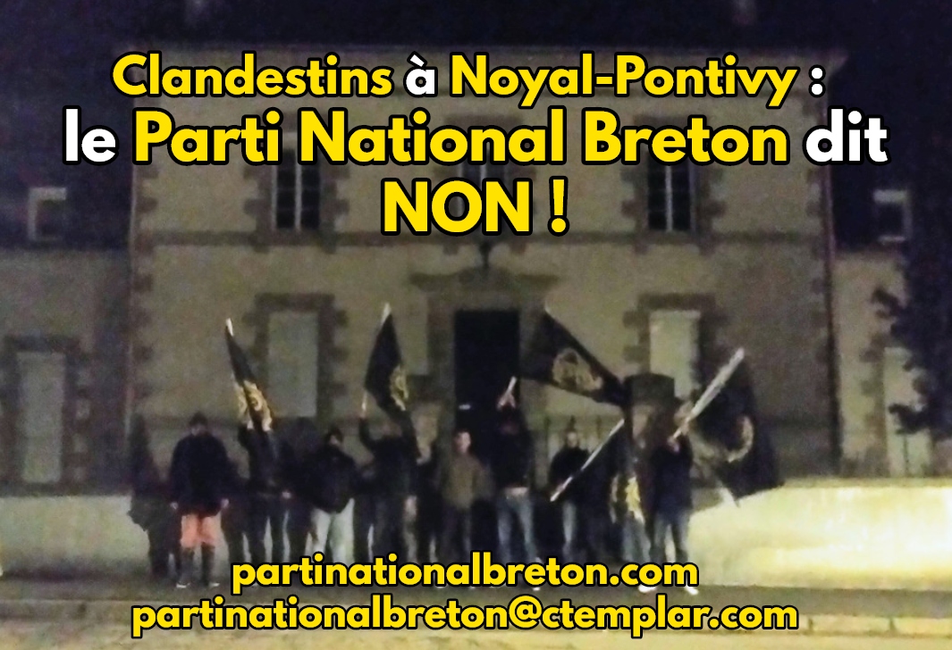 Noyal-Pontivy : La presse d’état française réagit à l’action du PNB contre le futur centre pour migrants