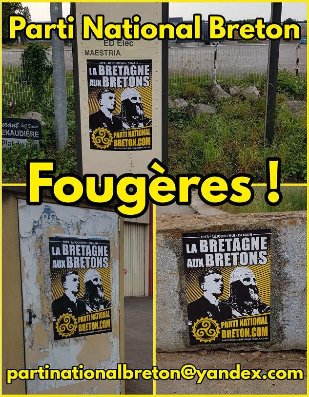 Le Parti National Breton sur le terrain à Fougères !
