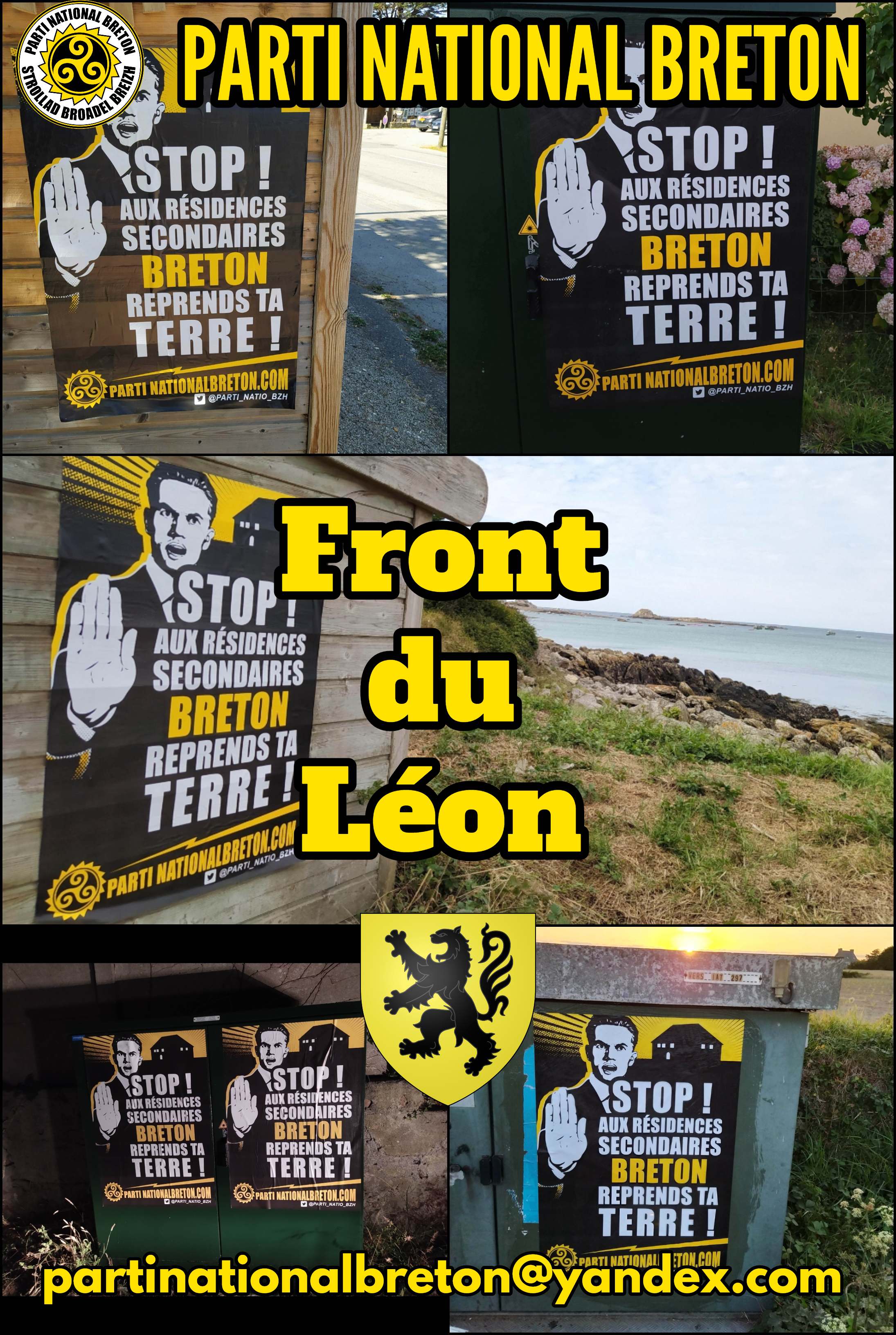 Léon : importante action d’affirmation nationaliste sur le thème de l’exclusivité bretonne pour le logement !