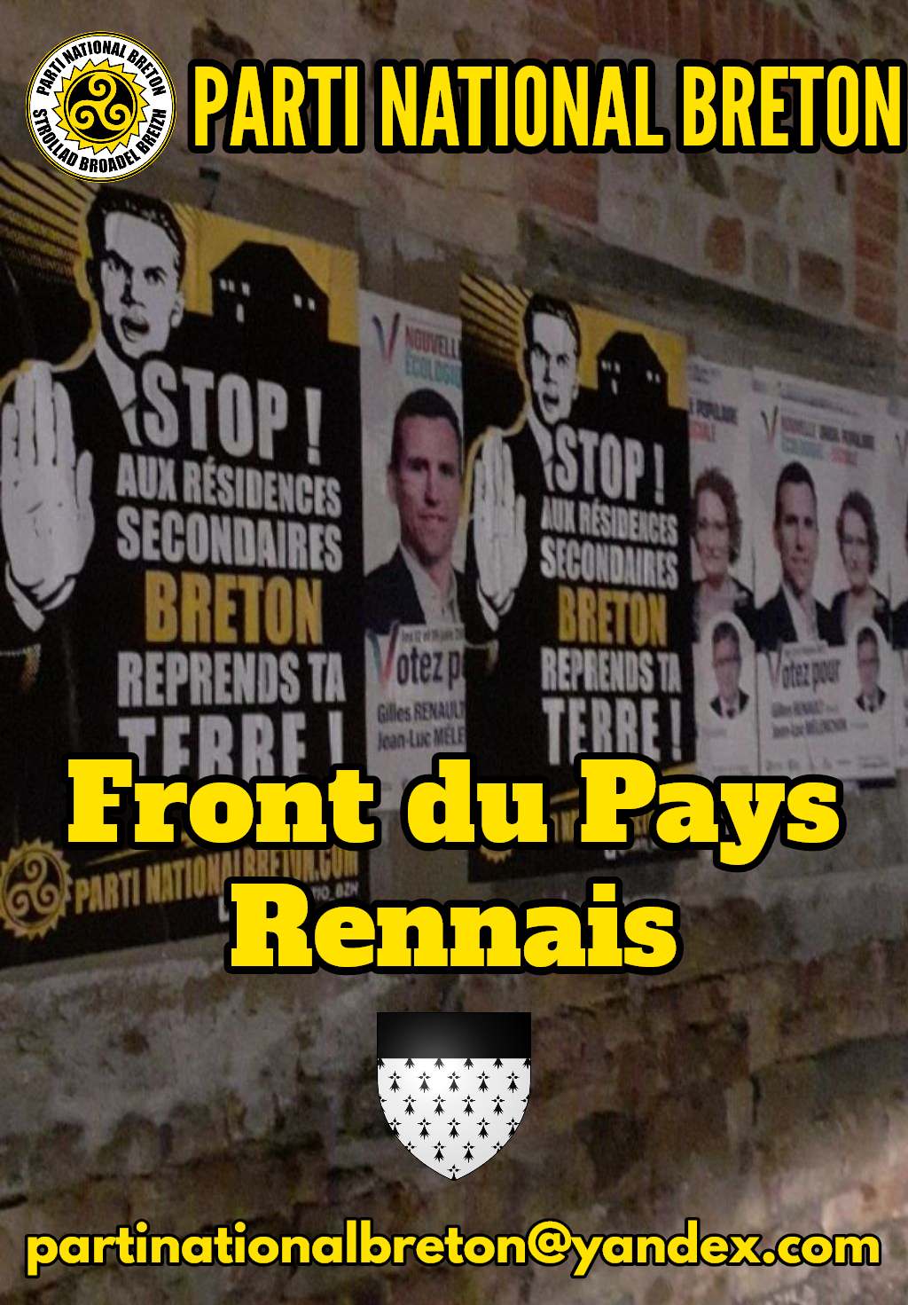 Pays Rennais : Action d’affirmation nationale pour l’exclusivité bretonne pour le logement !
