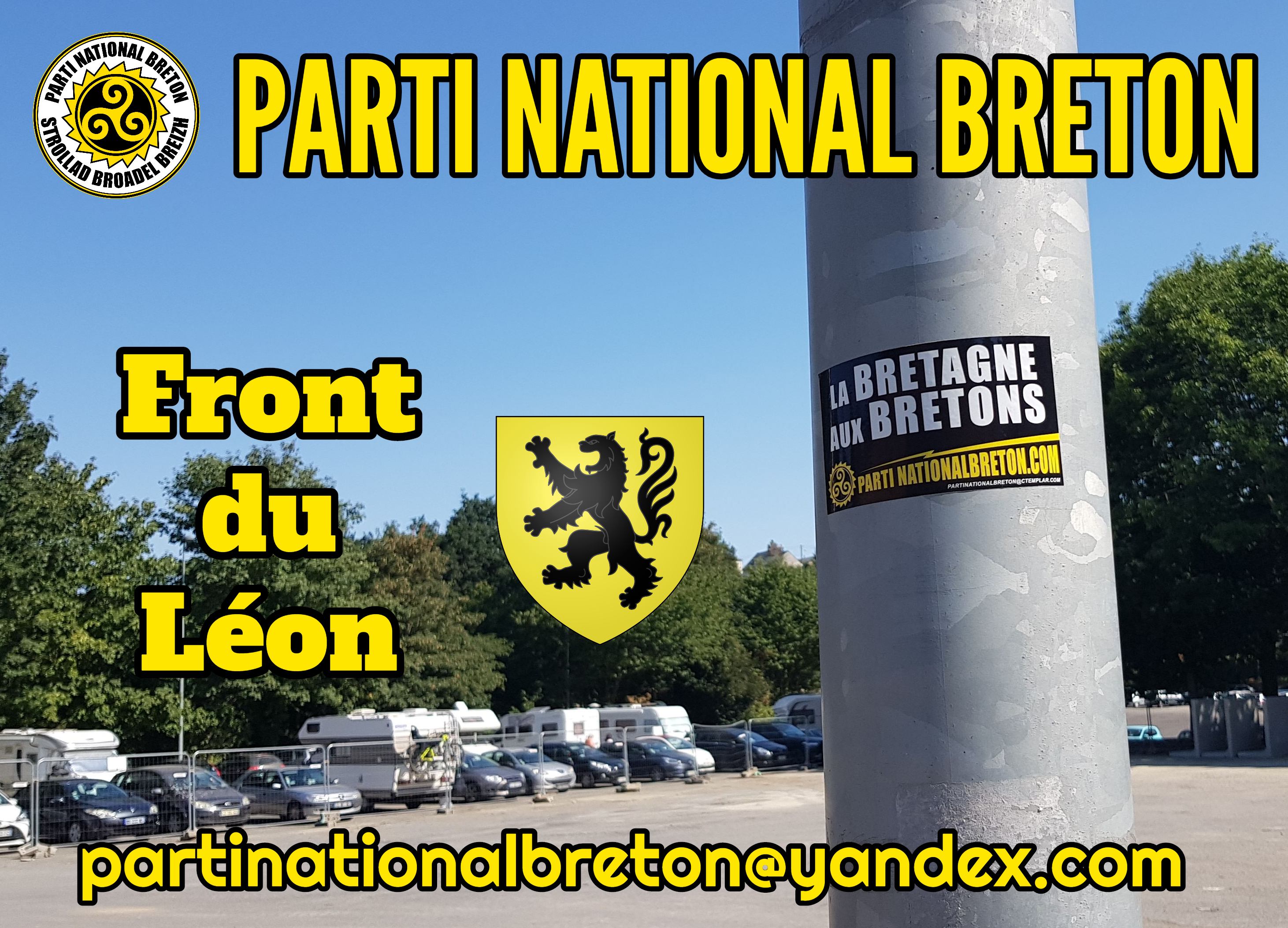 Le Parti National Breton poursuit son action dans les rues du Léon !