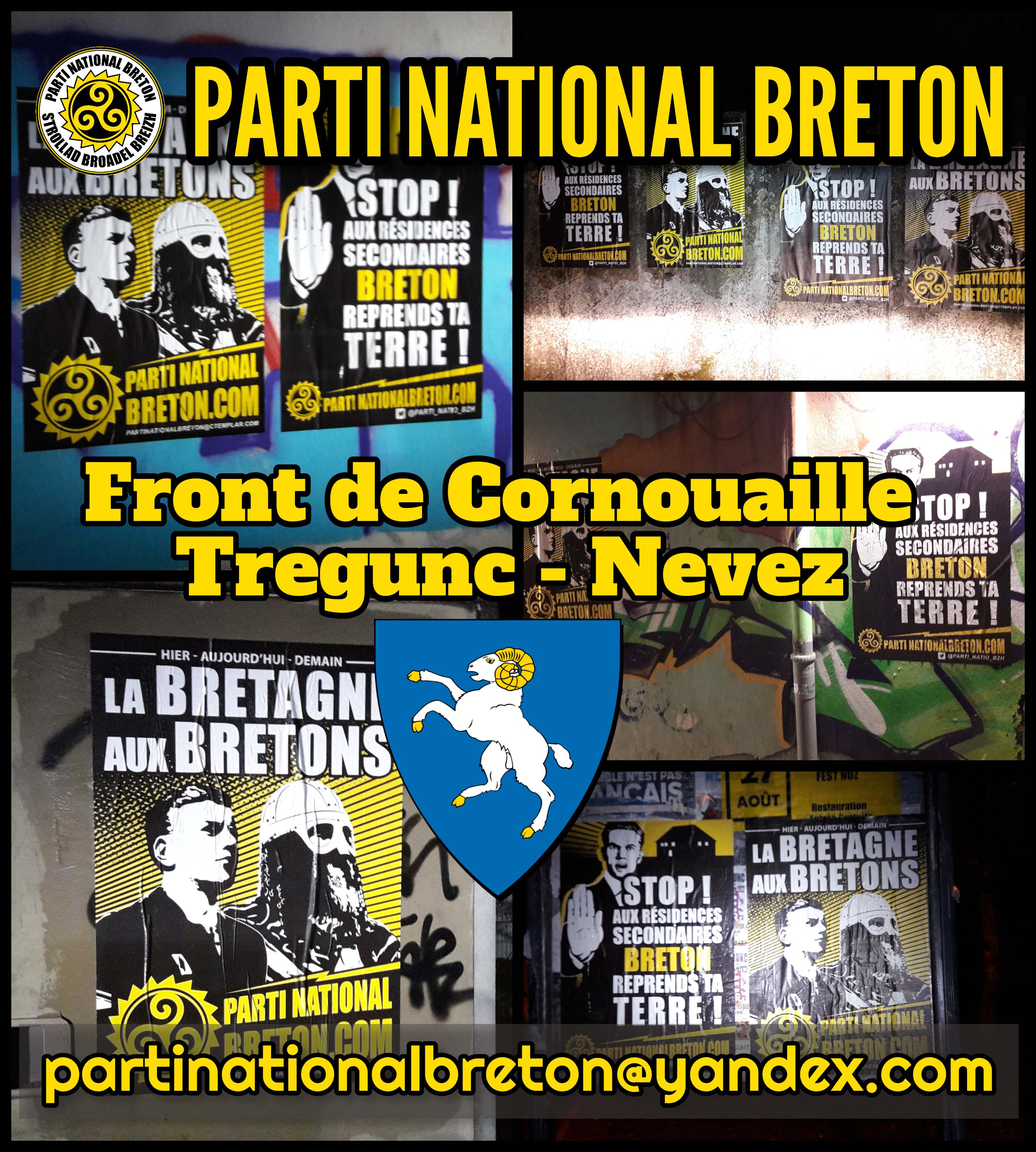 Cornouaille : Action d’affirmation nationale bretonne dans le secteur Tregunc-Nevez !