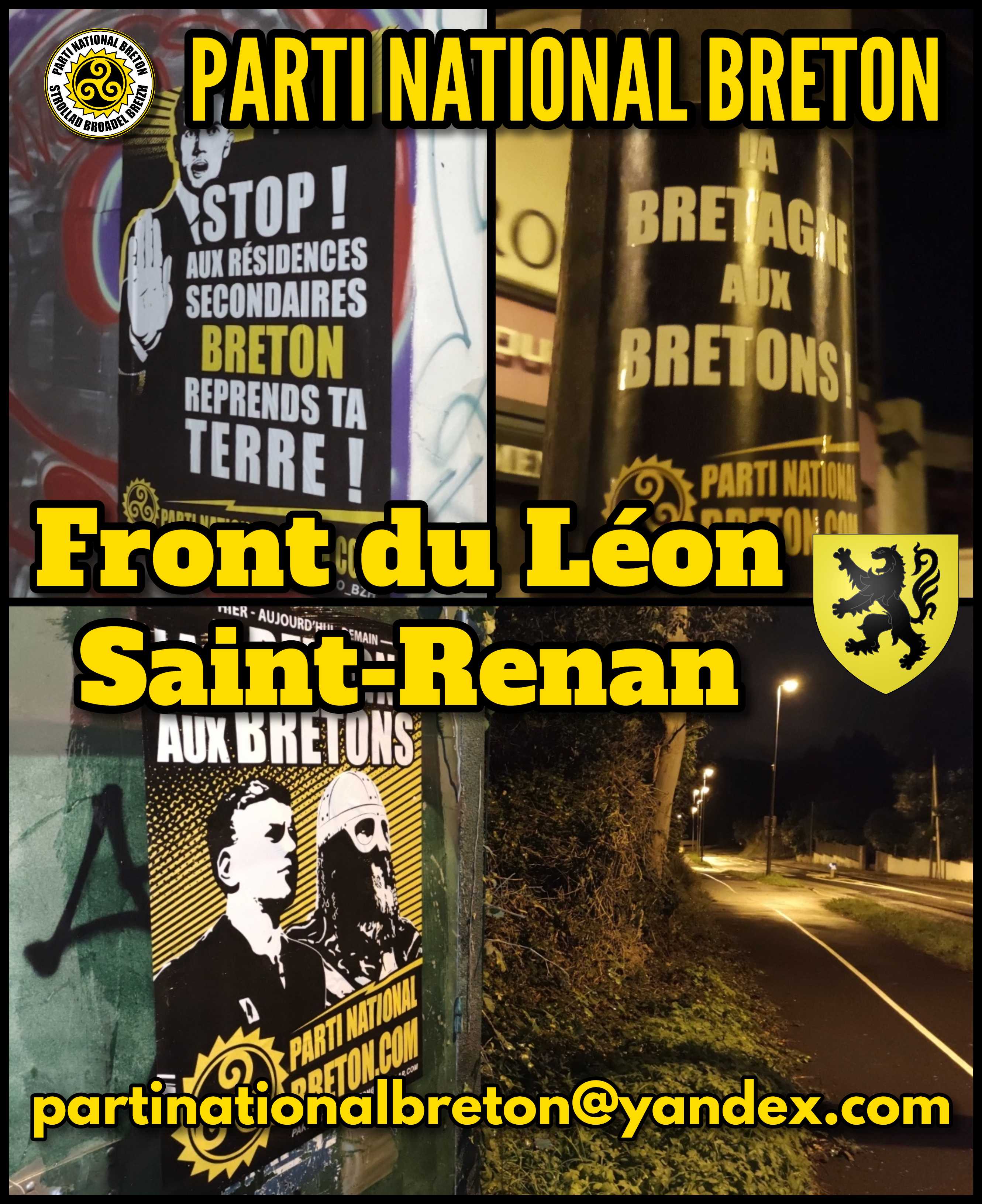 Action d’affirmation nationale bretonne dans le Léon !