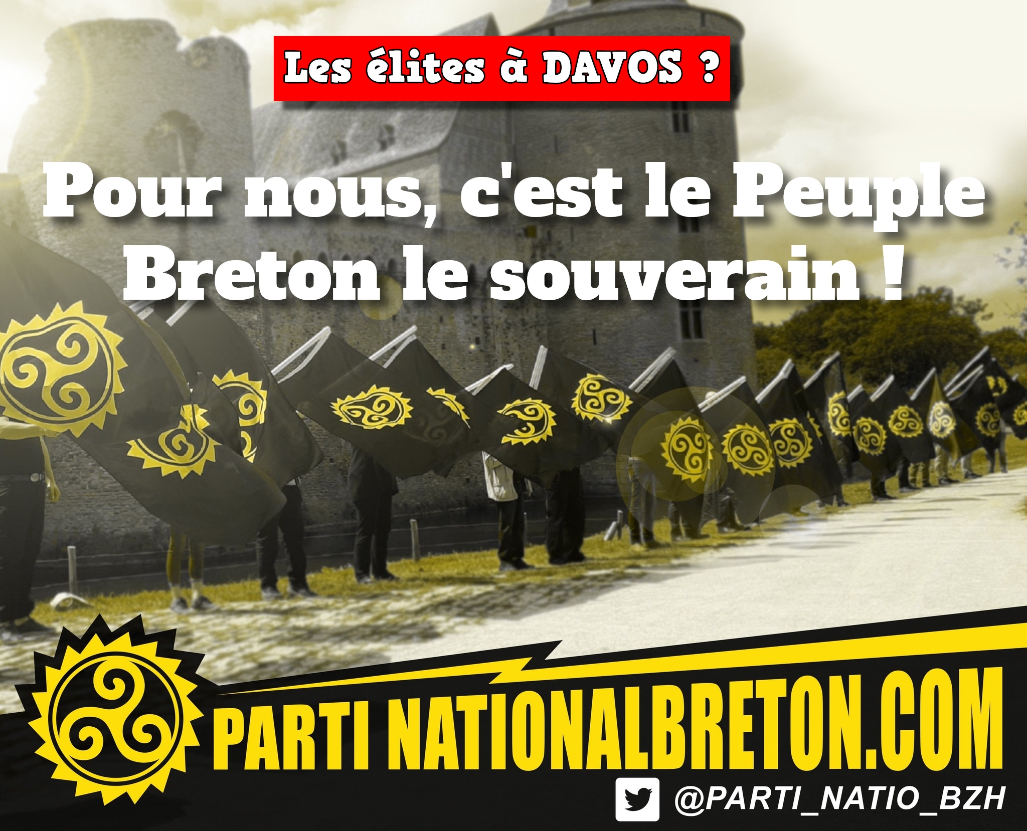 Réunion du WEF à Davos : le Peuple Breton est souverain !