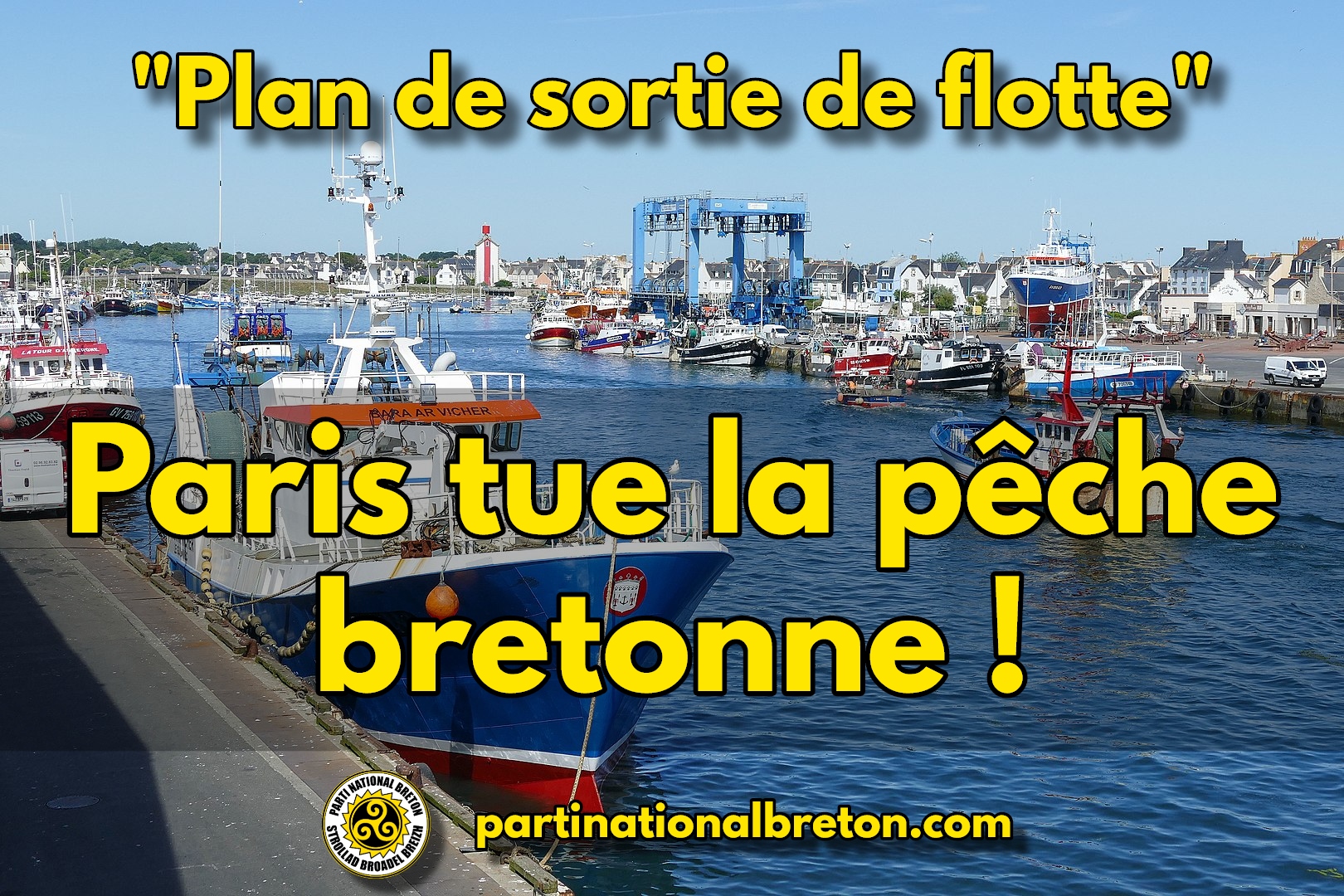 Cornouaille : le PNB en action sur les ports de pêche menacés par l’Etat français !