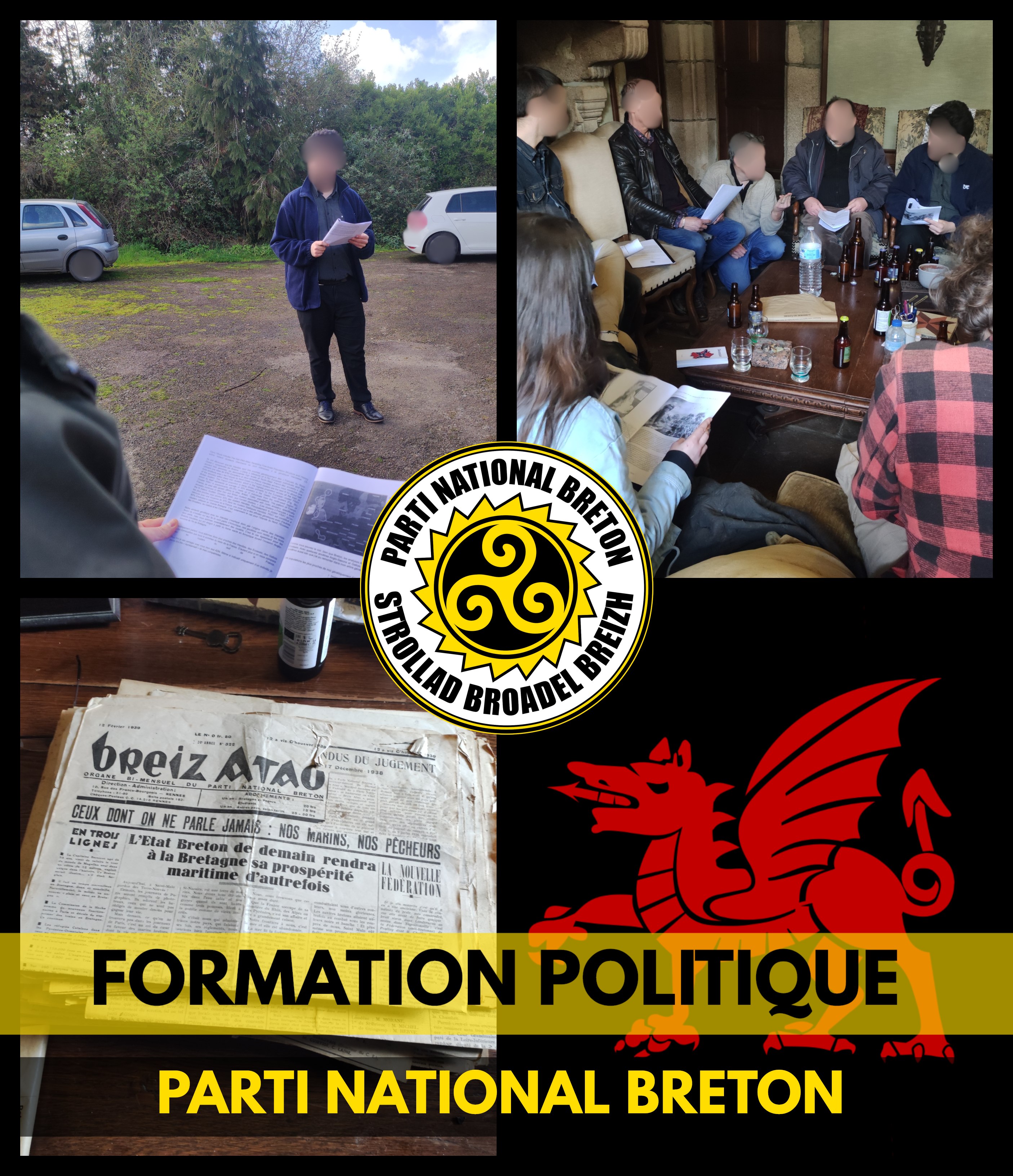 Construire l’Etat breton : le Parti National Breton lance ses cycles de formation politique continue !