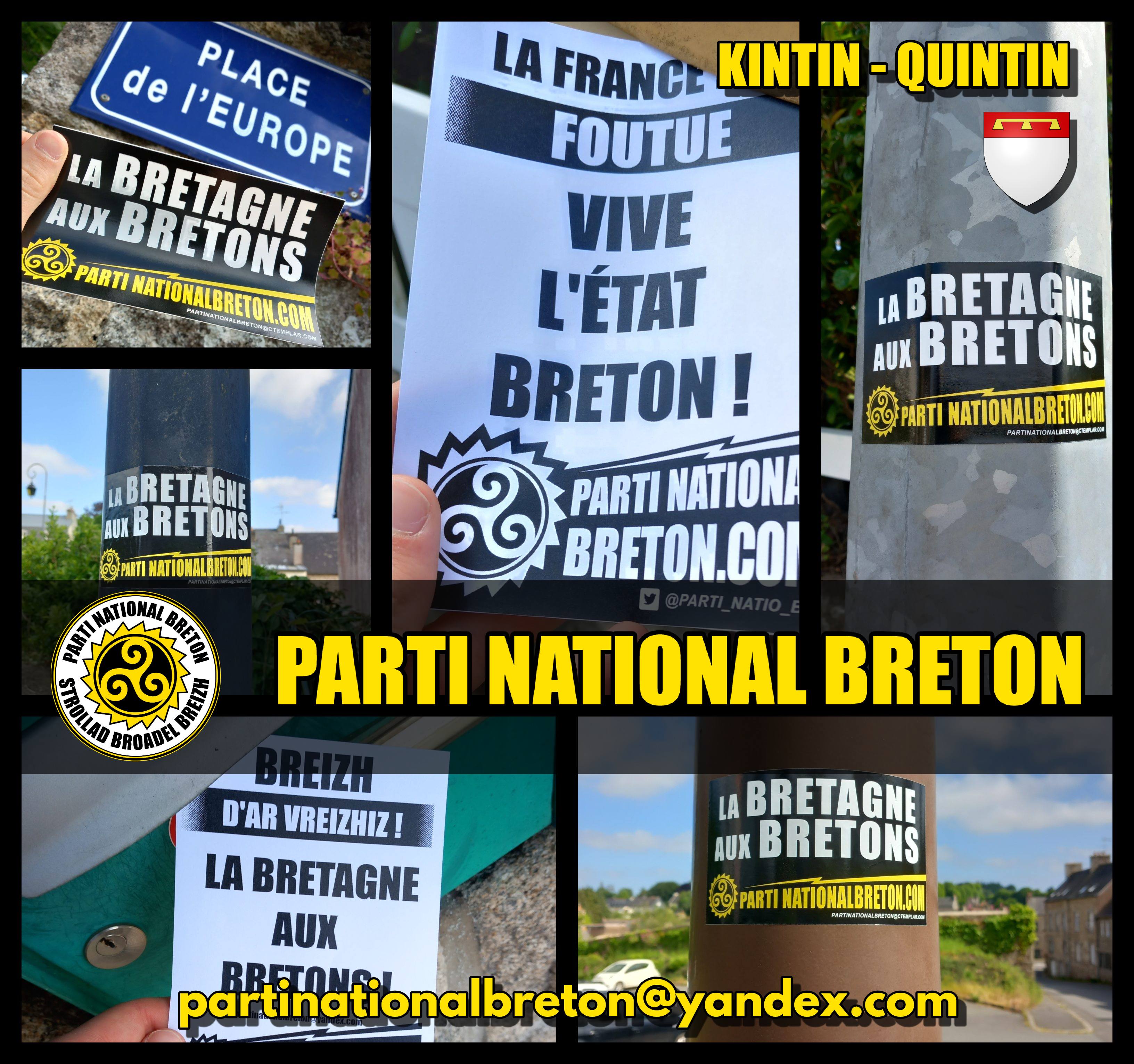 KINTIN / QUINTIN :  les militants du PNB sur le terrain !