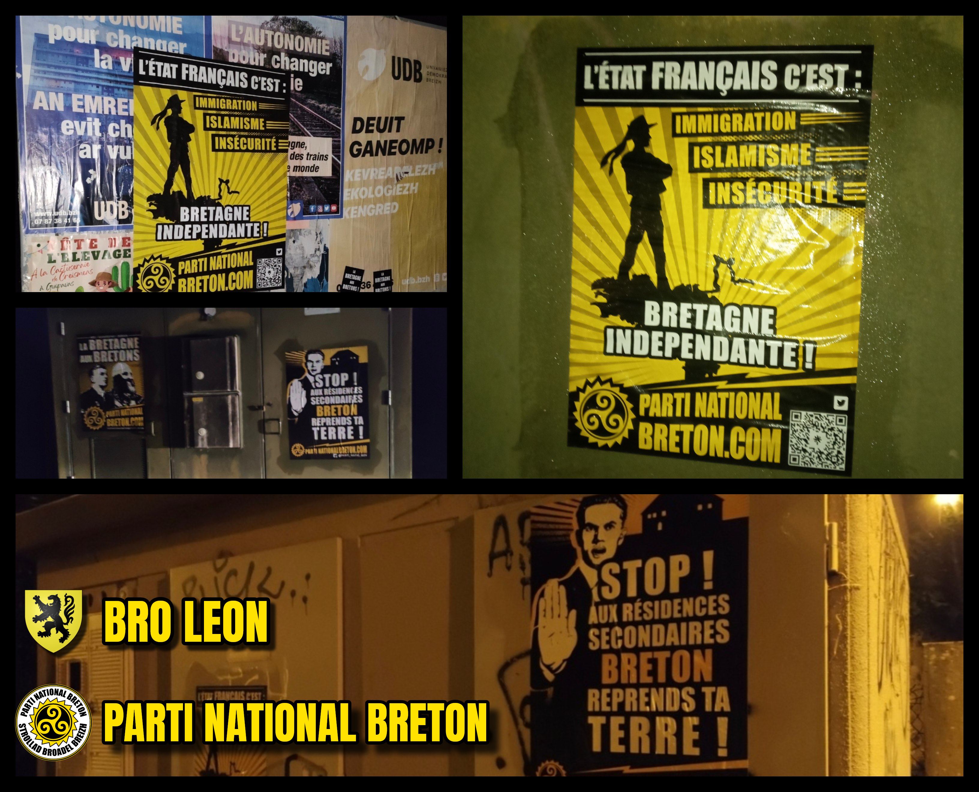 Action d’affirmation nationale bretonne dans le Pays du Léon !