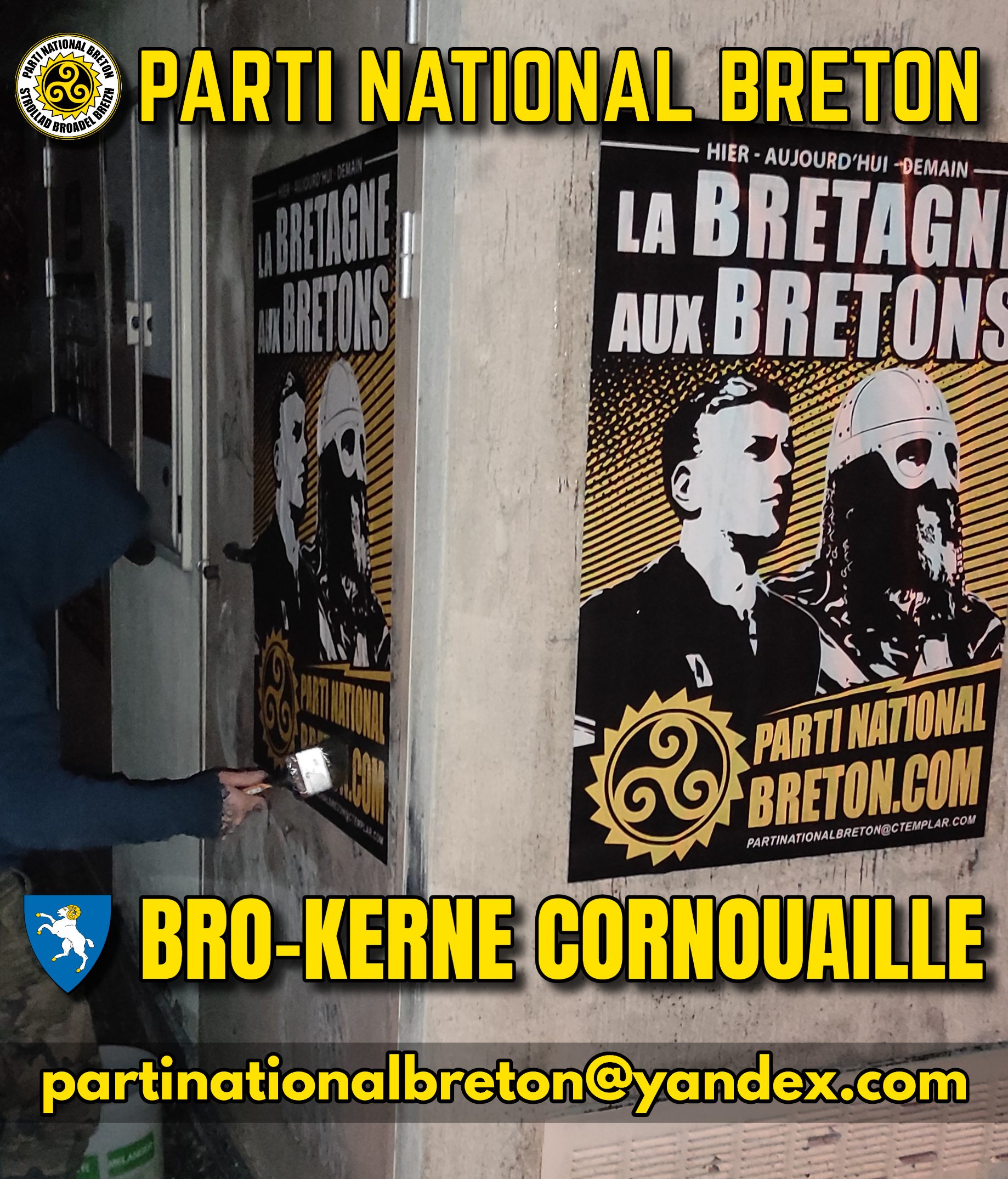 Affirmation nationale bretonne en Cornouaille !