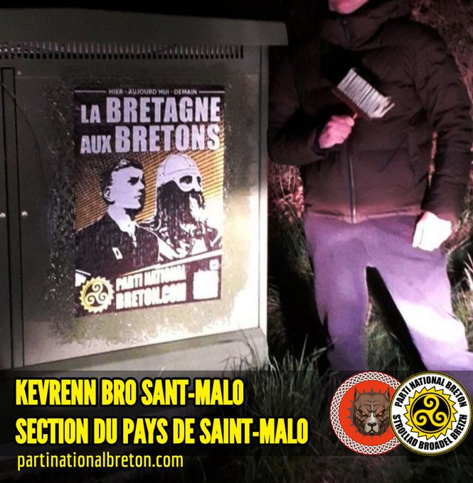 Opération d’affirmation nationale bretonne dans le Pays Malouin !